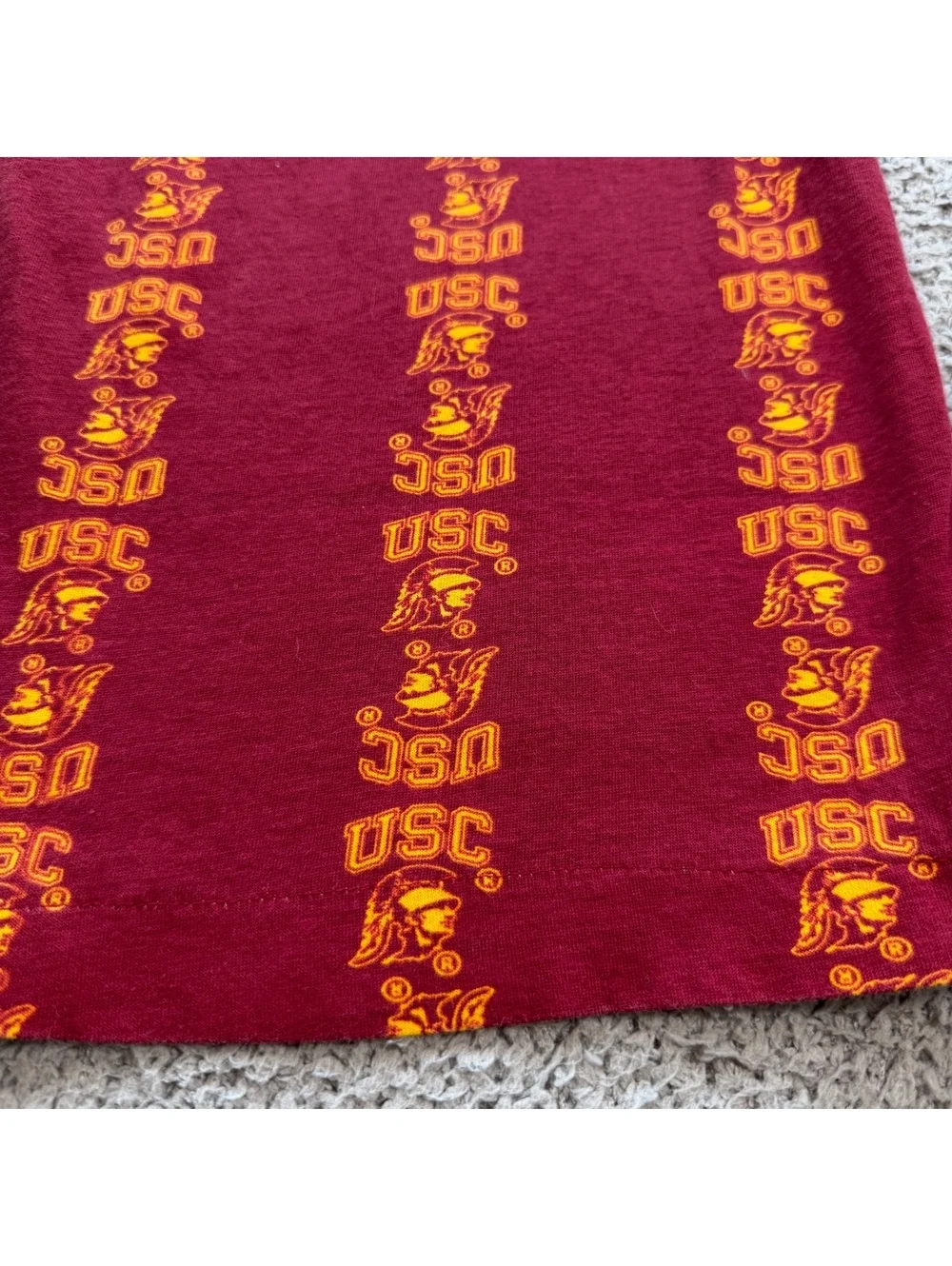 Vintage 90s Starter USC Trojans All Over Print Pajama Lounge Pants XL 40-42 NCAA